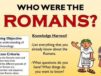 The Romans - Introduction to the Romans - Lesson!