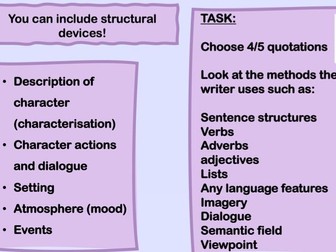 English Language Paper 1 GCSE