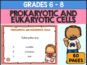 Prokaryotic And Eukaryotic Cells Task Cards Cell Theory