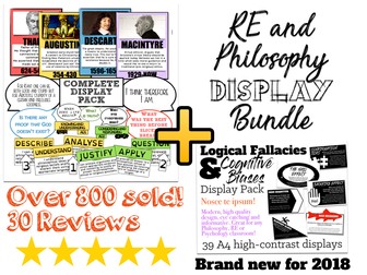 Comprehensive RE/Philosophy Classroom Display Bundle