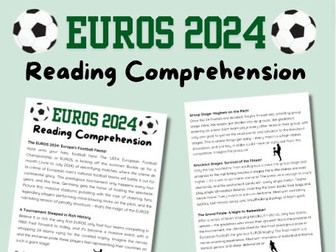 EUROS 2024 (Football) Differentiated Reading Comprehension