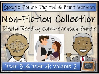 LKS2 Non-Fiction Collection; Volume 2 - Reading Comprehension Bundle | Digital & Print