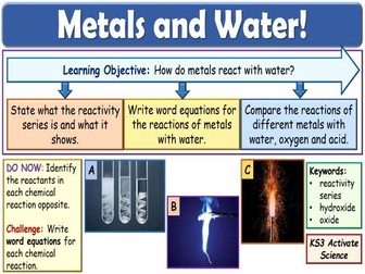 Metals and Water KS3 Activate Science