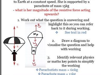 Step by Step- How to answer a Physics problem