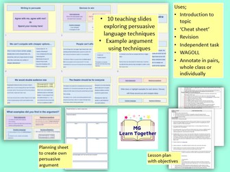 Functional Skills writing to persuade, powerpoint, example, writing frame scaffold dyslexia friendly