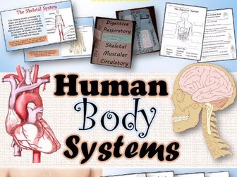 Human Body Systems Pack - Printables, Interactive Notebook, Editable PowerPoint