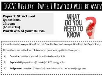 IGCSE History Cold War Three Units