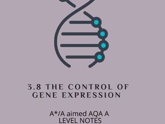 A*/A 3.8 THE CONTROL OF GENE EXPRESSION