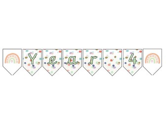 Year R 1 2 3 4 5 6 bunting