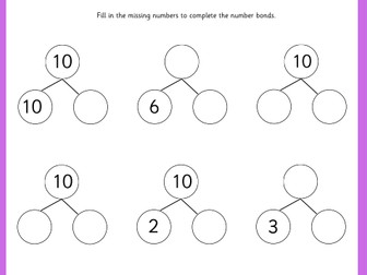 Number bonds to 10