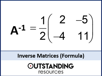 Inverse Matrices (using the Formula)
