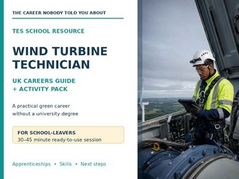 Wind Turbine Technician UK Careers Pack