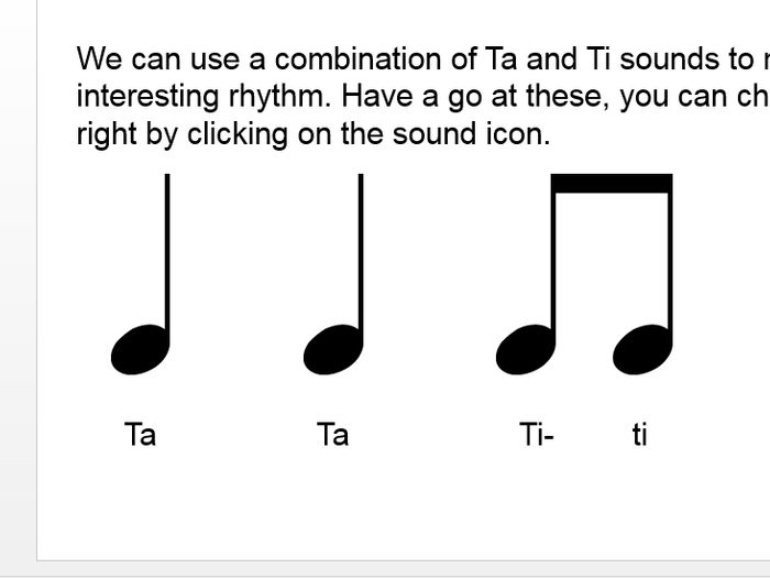 Reading Rhythmic Notation 1 - The Basics | Teaching Resources