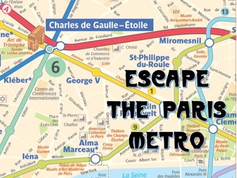 ESCAPE THE PARIS METRO Game