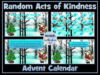 Advent Calendar: Acts of Kindness