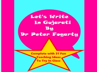 114 Gujarati Writing Worksheets For Writing Practice + 31 Ways to use Language Flashcards