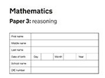 SATs revision worksheets (Teacher made - 9 lessons - 9 different areas of maths)
