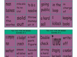 Idioms #2 Tic-Tac-Toe or Bingo