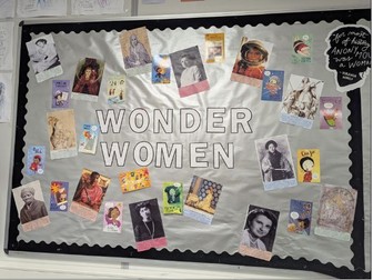 Wonder Women through History Display