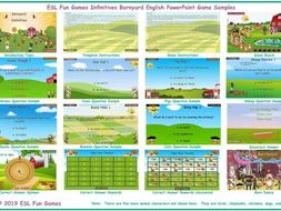 Infinitives Barnyard English PowerPoint Game