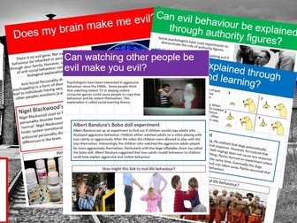 GCSE Psychology taster and introduction lesson