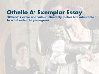 Othello A Level - Band 5 A* Essay