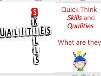Introductory Employability PowerPoint - Skills and Qualities