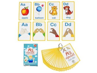 My BSL Flash Cards: 26 British Sign Language Flash Cards - Learn BSL Alphabet Set for Beginners