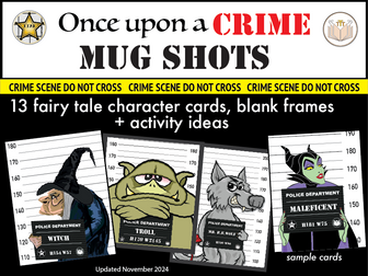 Fairy Tale Character Mug Shots