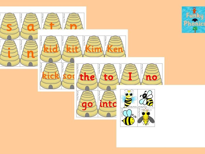 Phonics Phase 2 Bee-Hind | Teaching Resources