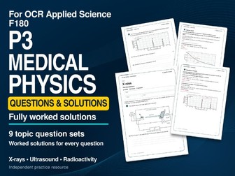 OCR AAQ Applied Science - F180 P3 Practice Questions