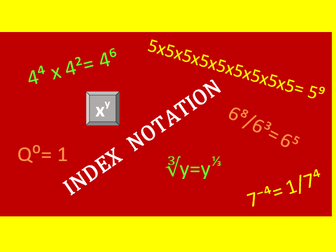 Index Notation PowerPoint[