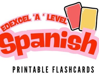 Edexcel 'A' Level Vocabulary Flashcards