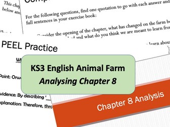 Animal Farm - Analysing Chapter 8