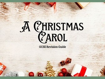 GCSE AQA A Christmas Carol English Literature Paper 1 Full Revision PPT