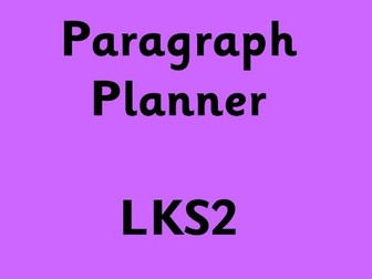 Paragraph Planner
