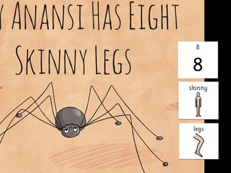 African folk tale - Why Anansi has 8 skinny legs