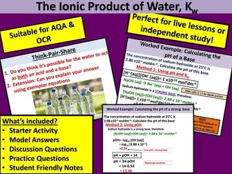 The Ionic Product of Water (A Level Chemistry)