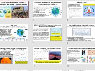 Weather Climate Hazards GCSE Revision