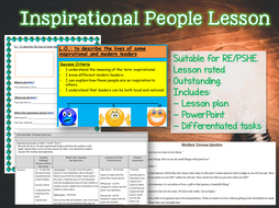 KS2 Inspirational People Lesson for RE or PSHE | Teaching Resources