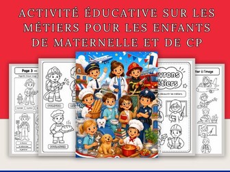 Activité éducative sur les métiers pour les enfants de maternelle et d