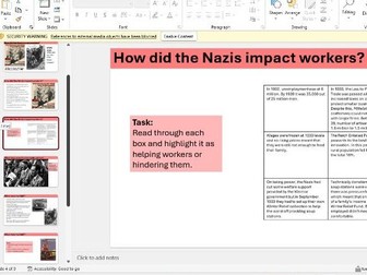 OCR B GCSE History living under Nazi rule lesson 9-how were women impacted