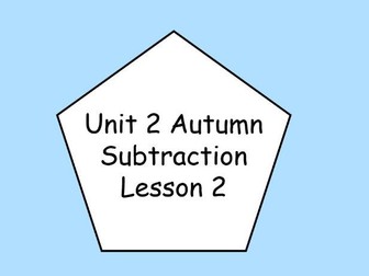 Year 1 subtraction powerpoints