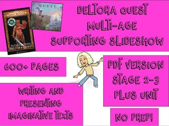 Deltora Quest - HUGE Supporting Slideshow - Multi-Age NESA Unit 5 Characterisation