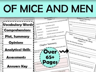 Of Mice and Men Novel Study