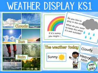 Weather Classroom Display Pack KS1