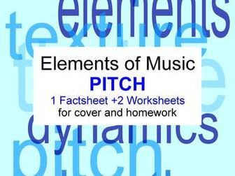 Pitch:  1 factsheet + 2 worksheets