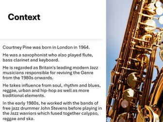 Edexcel Alevel music Courtney Pine