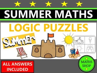 Summer Maths Logic Problems End of Term Maths