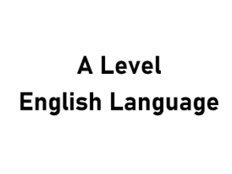 A Level English Language - Year 1 SOL